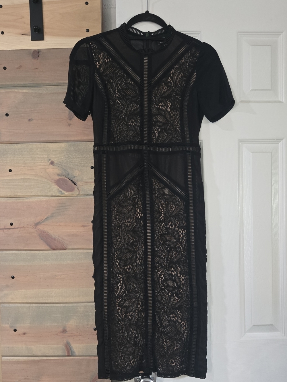 Bardot - Elise Lace Dress Black